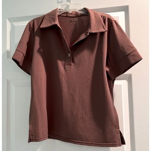 Swing Chocolate Brown Short Sleeve Shirt